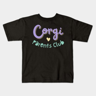 Corgi Parents Club Kids T-Shirt